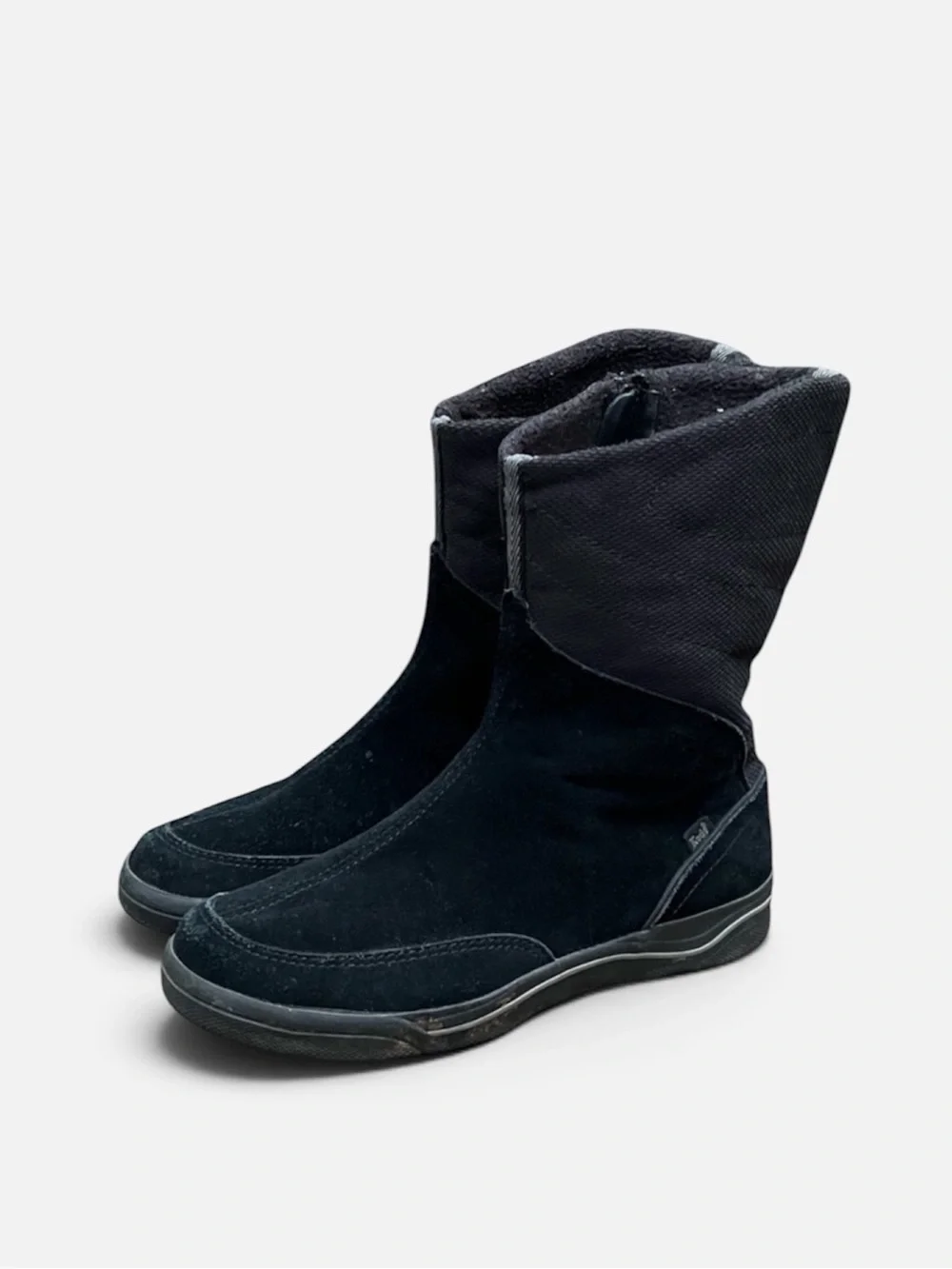 Keds SuedeFleece Lined Zip-up Winter Boot in Black Women’s Size 6 1/2